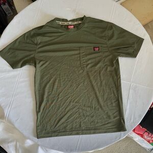 Wrangler Olive Green Men's T-Shirt